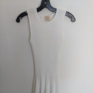Torn By Ronny Kobo White Dress Size S